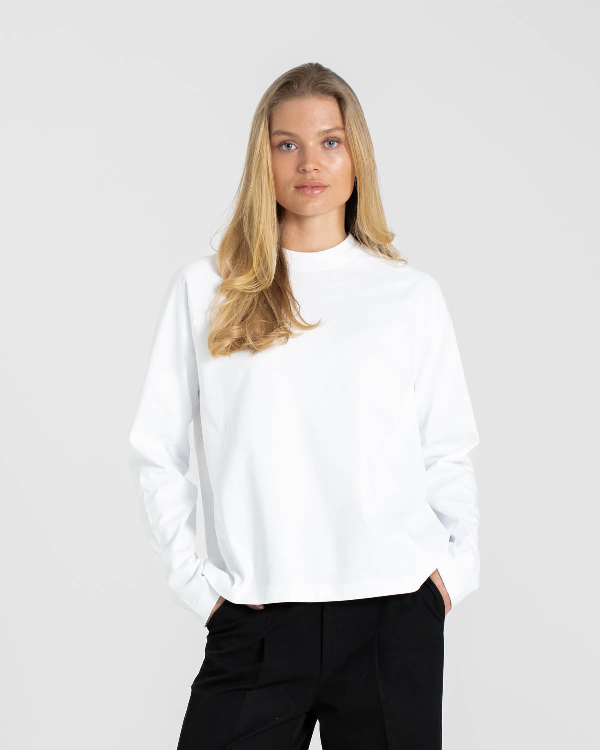 Raglan Longsleeve T-shirt White